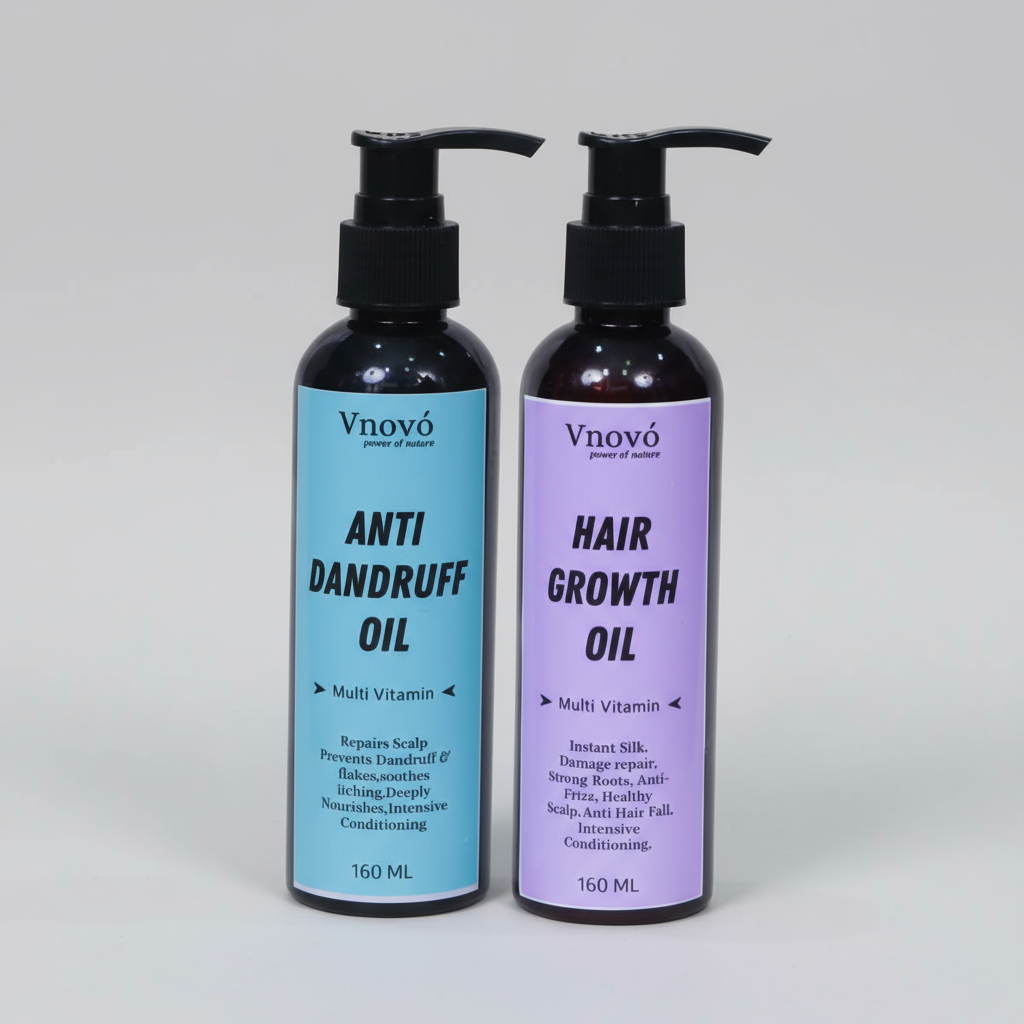 Healthy Hair Duo (Anti-Dandruff + Hair Growth Oil)